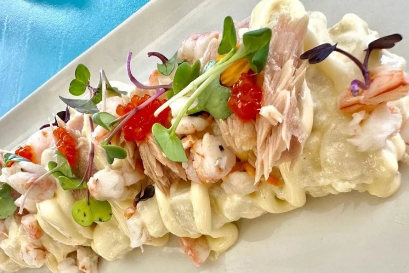 Ensaladilla rusa de gambas