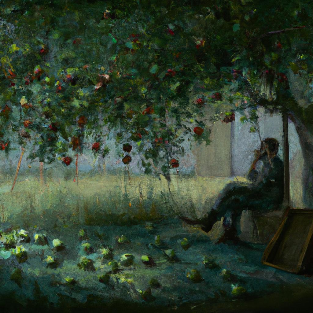 Book cover of the story titled: John and the Apple Tree