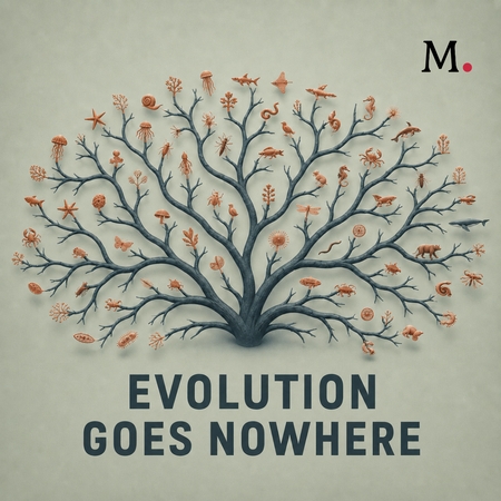 Evolution Is Not Going Anywhere audio documentary cover