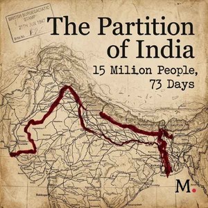 The Partition of India: 15 Million People, 73 Days audio documentary cover