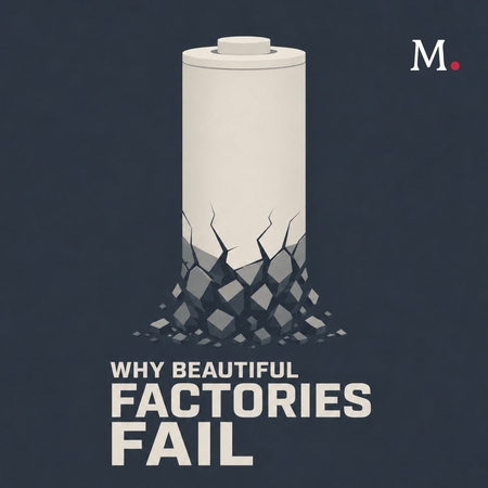 Why Beautiful Factories Fail audio documentary cover