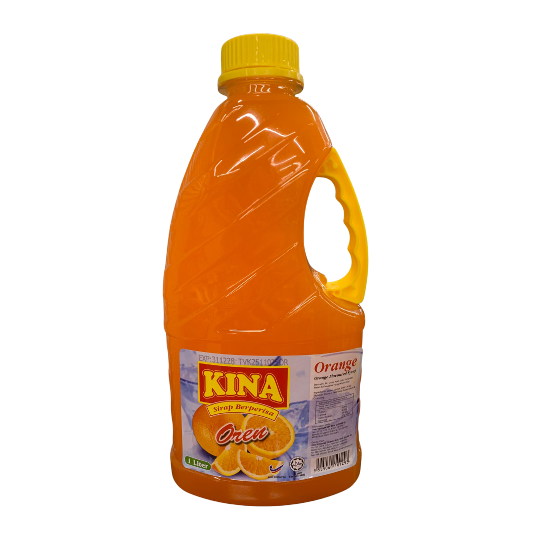 KINA SIRAP BERPERISA OREN 1L