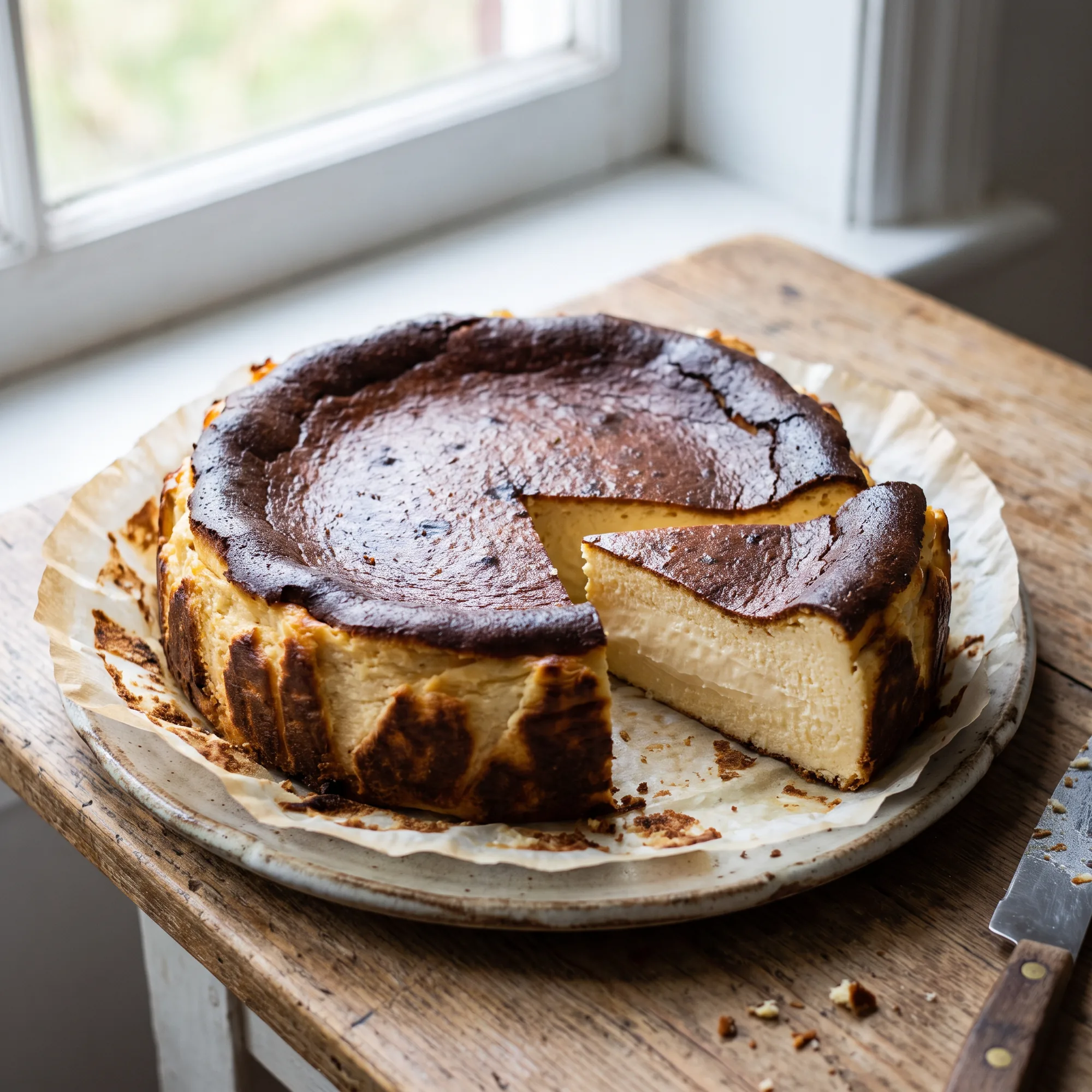Burnt Basque cheesecake