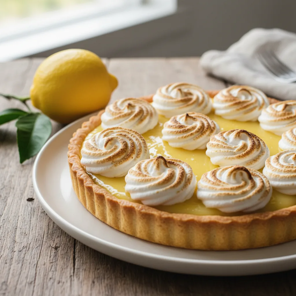 Lemon meringue tart