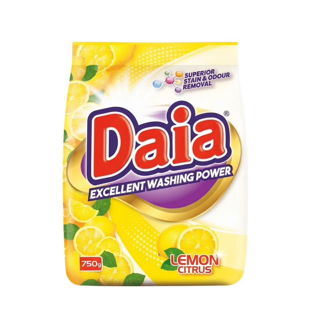 DAIA DETERGENT POWDER LEMON 750 G