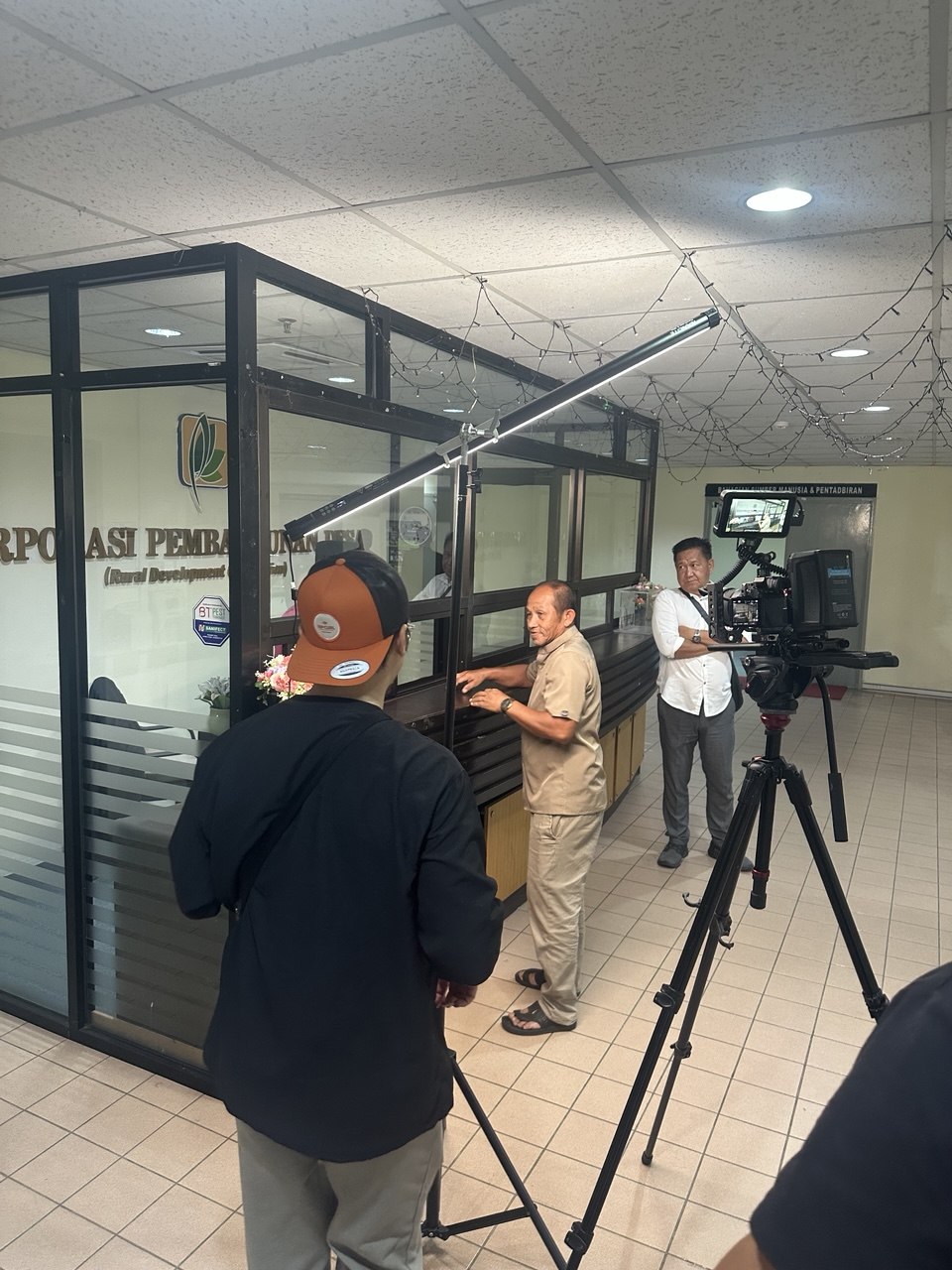 Behind the scenes