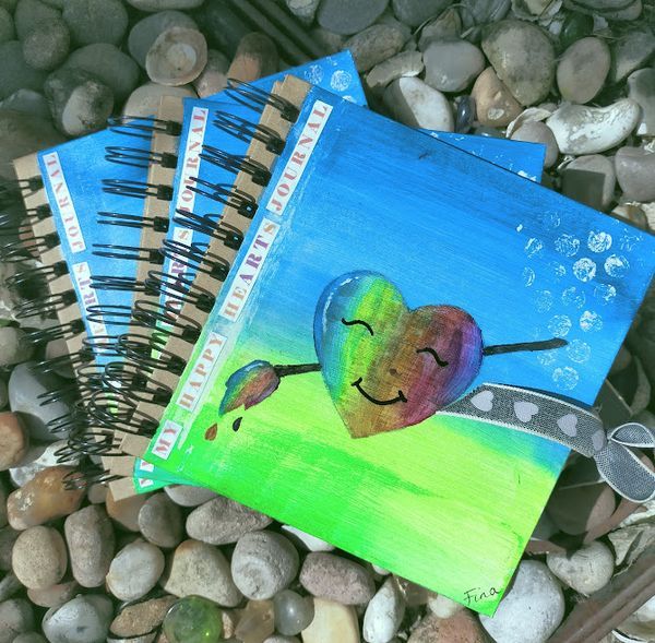 Happy HeARTs Café - Positivity Art Journaling for Kids