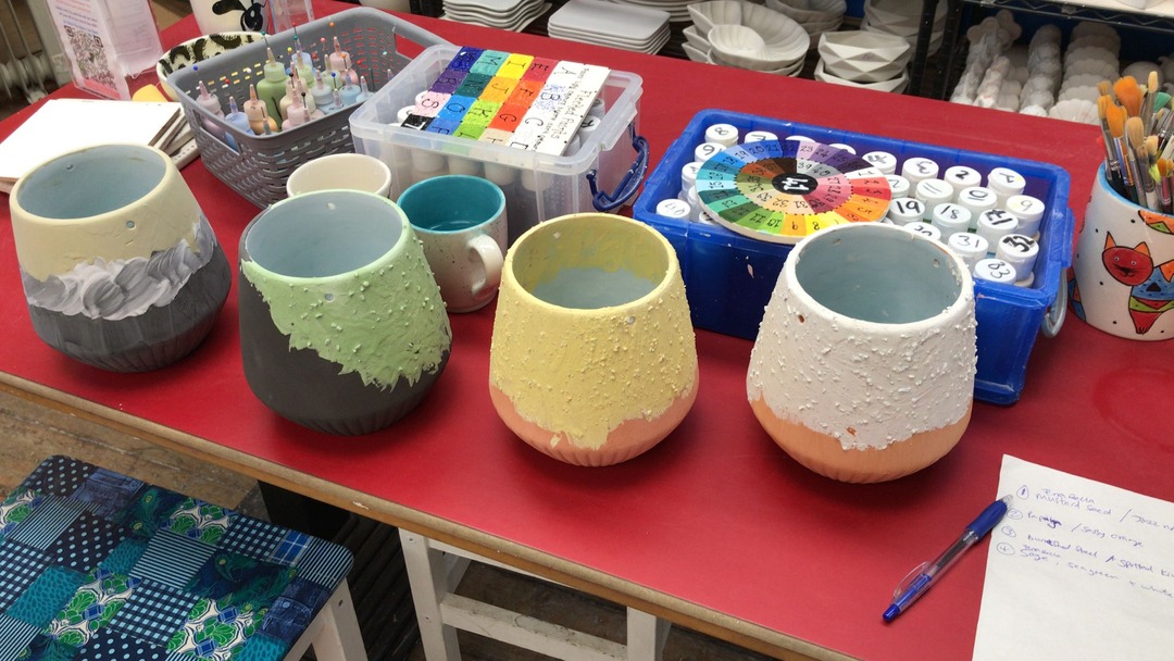 Paint It Yourself Pottery - at home!