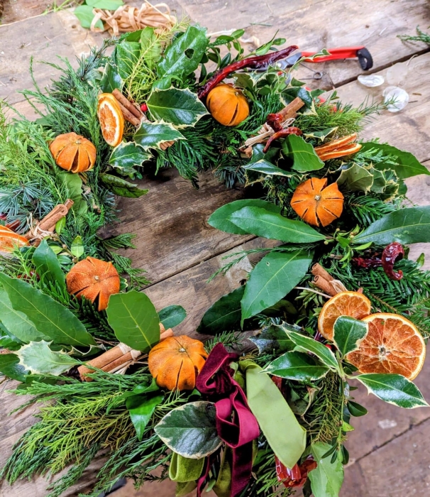 Stroud Pattern Making Christmas Wreath Making Workshop | Stroud Rocks