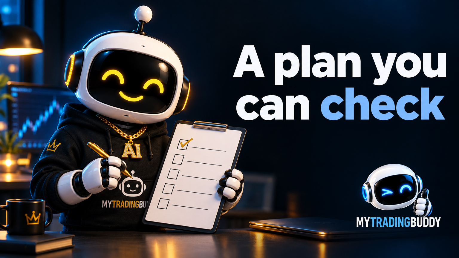 Trading Plan Template: Rules You Can Check illustrated with clearly labelled concepts.
