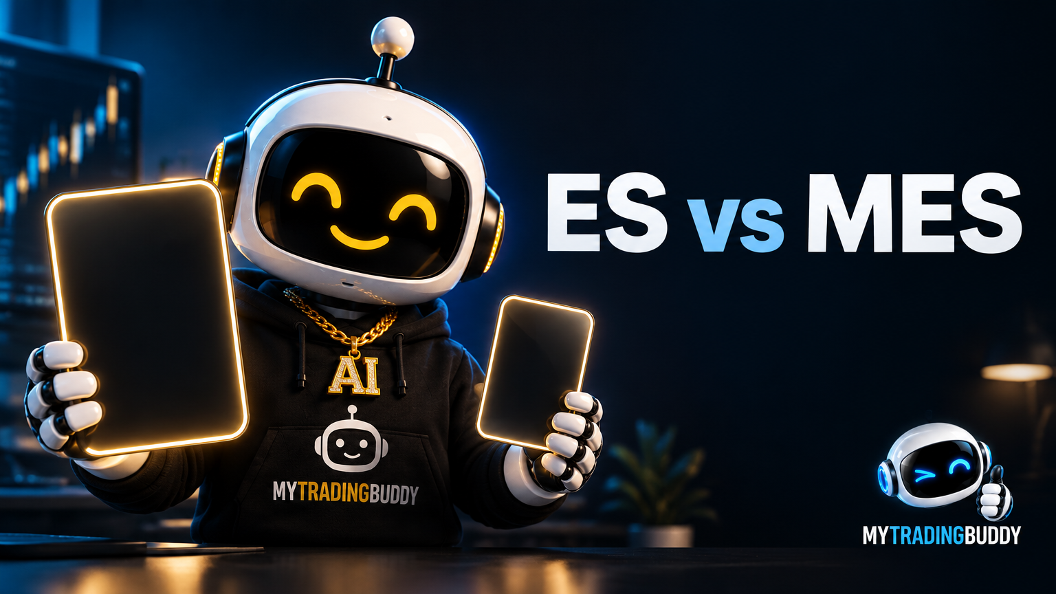 ES vs MES: Contract Size, Tick Value and Risk illustrated with clearly labelled concepts.
