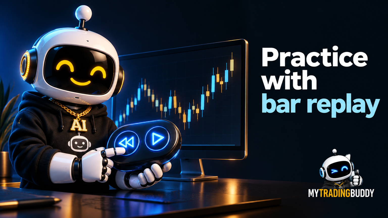 TradingView Bar Replay: A Practice Session That Counts illustrated with clearly labelled concepts.