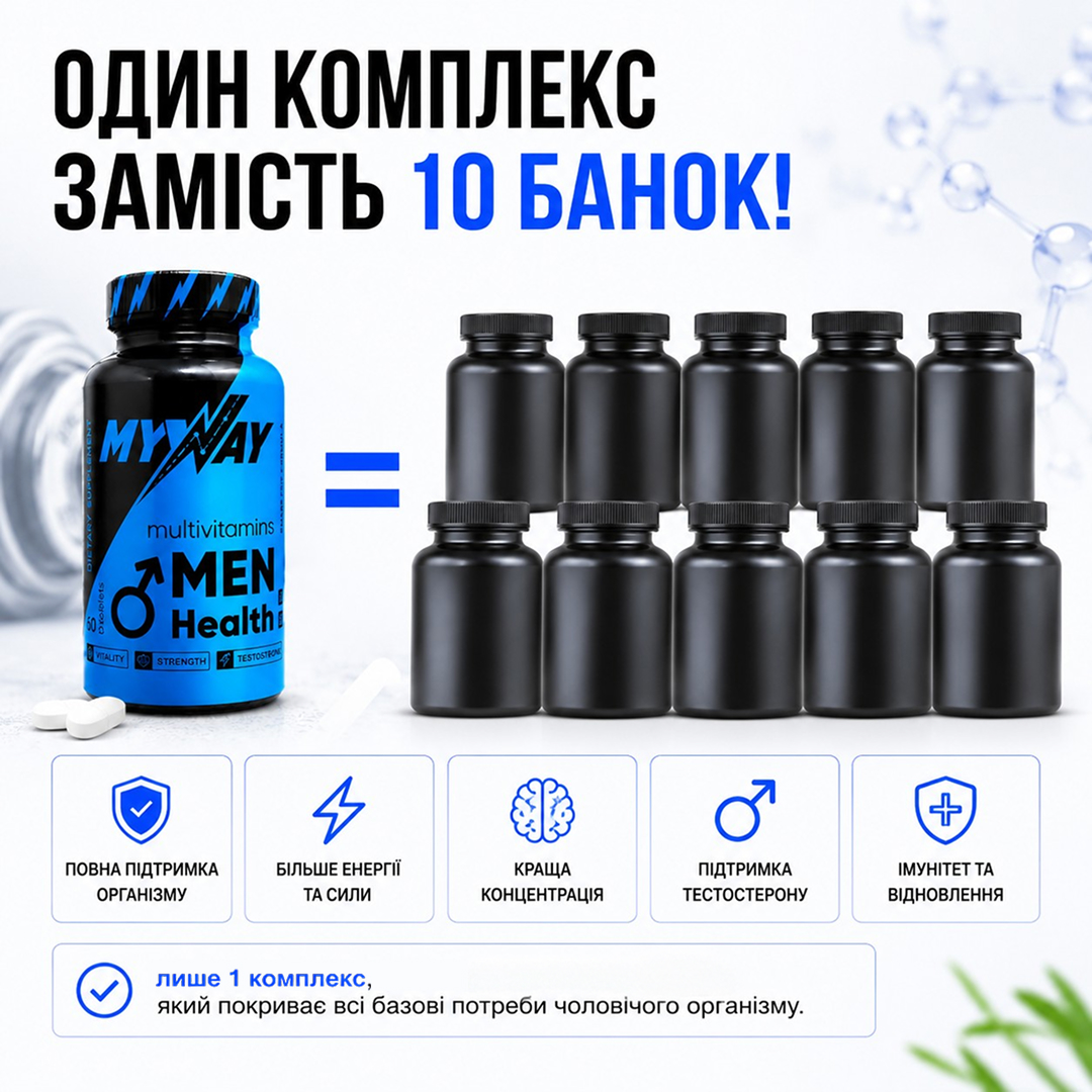 Комплекс Мультивітамінів для чоловіків, фото 9, мініатюра