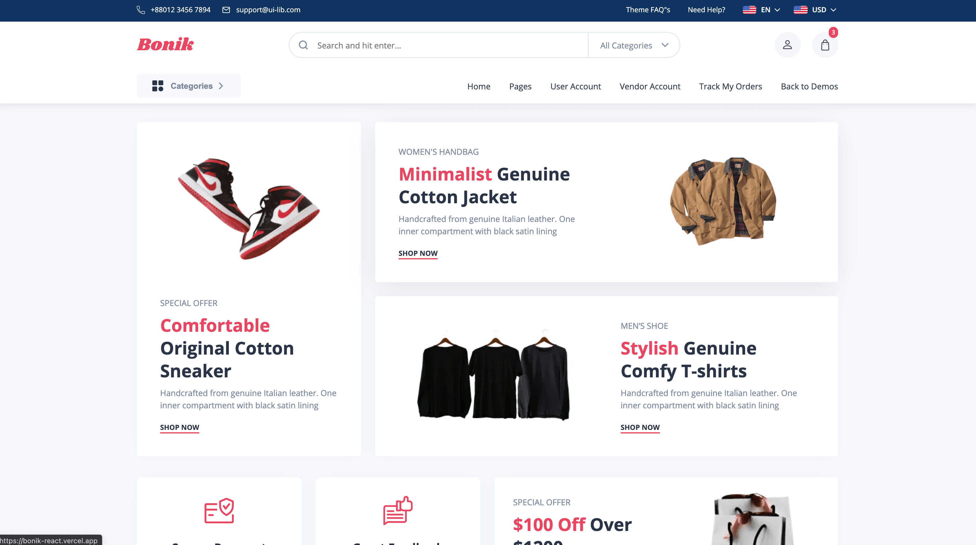 Next.js Typescript eCommerce template