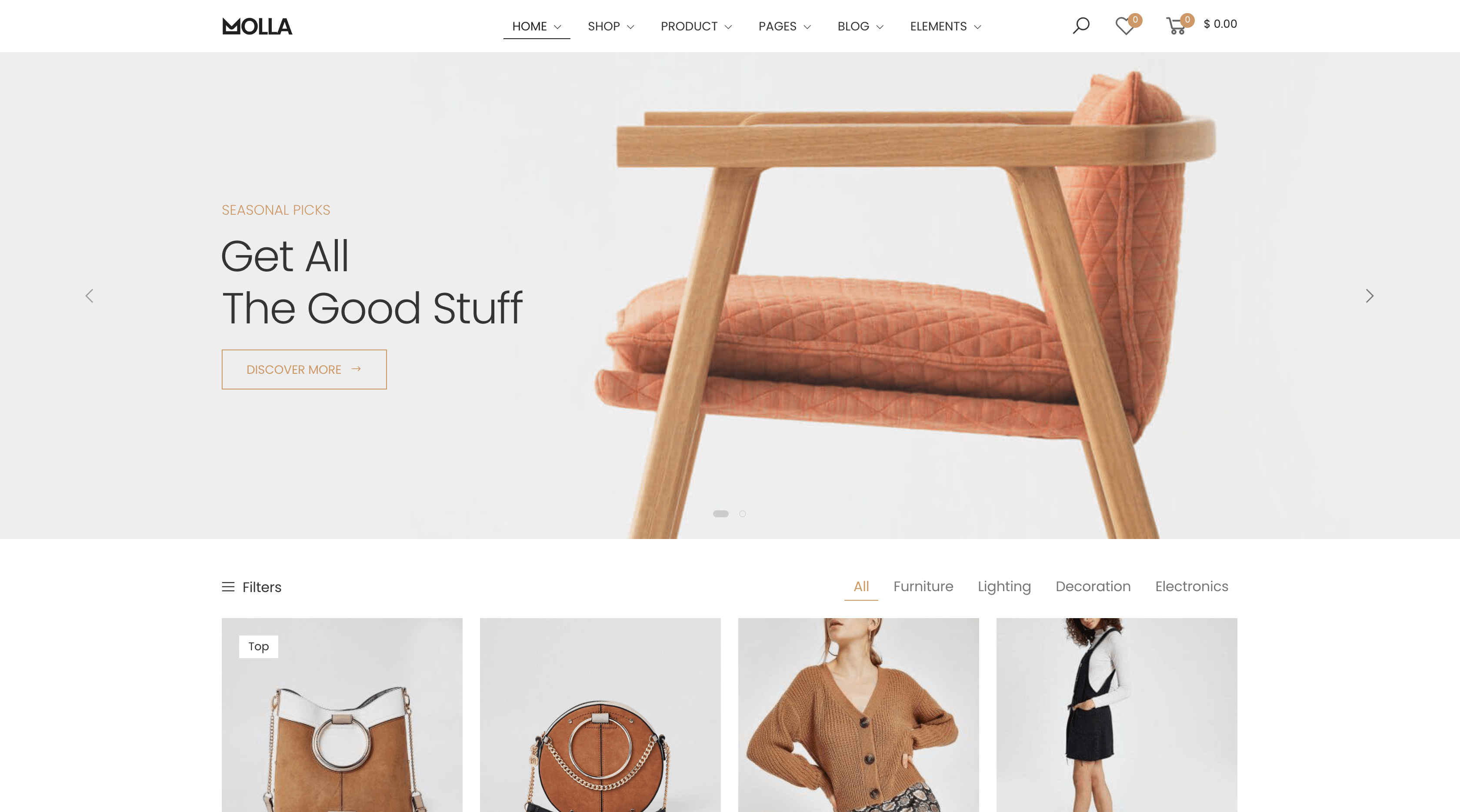 Next.js Furniture eCommerce template