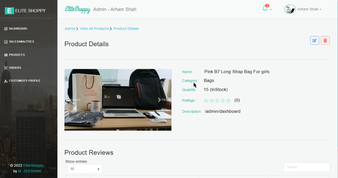 Elite Shoppy Admin Portal