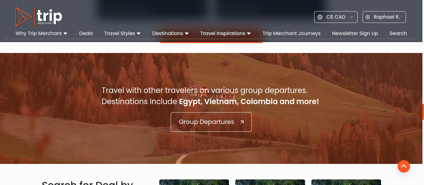 Trip Merchant Organizational Portal
