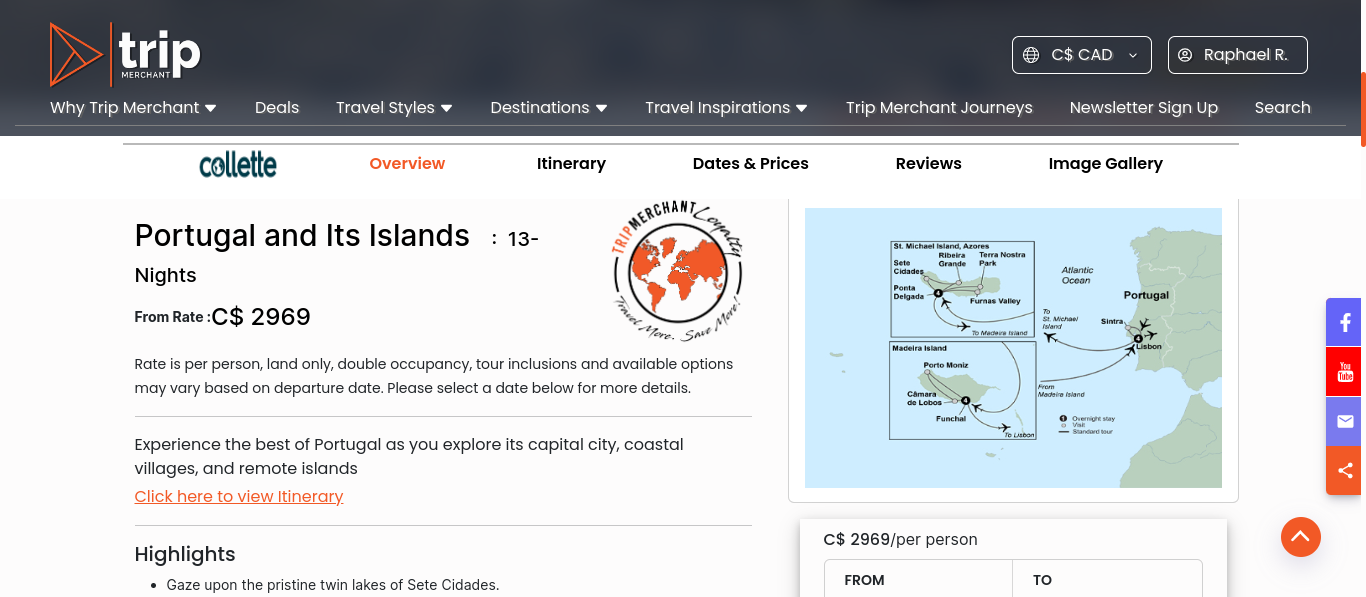 Trip Merchant Organizational Portal