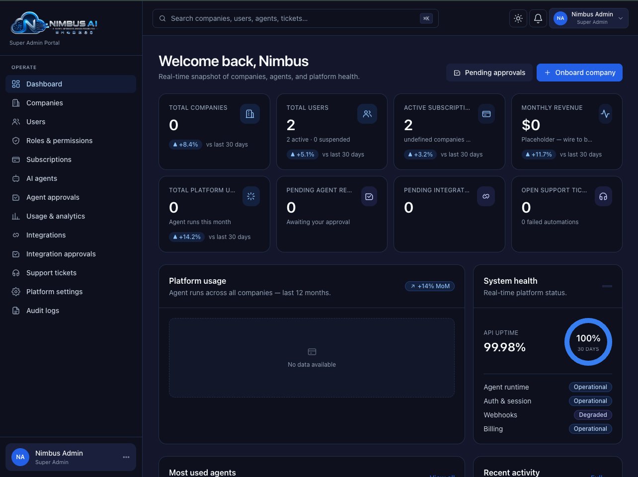  Nimbus: AI Agent Factory for Modern Teams & Professionals