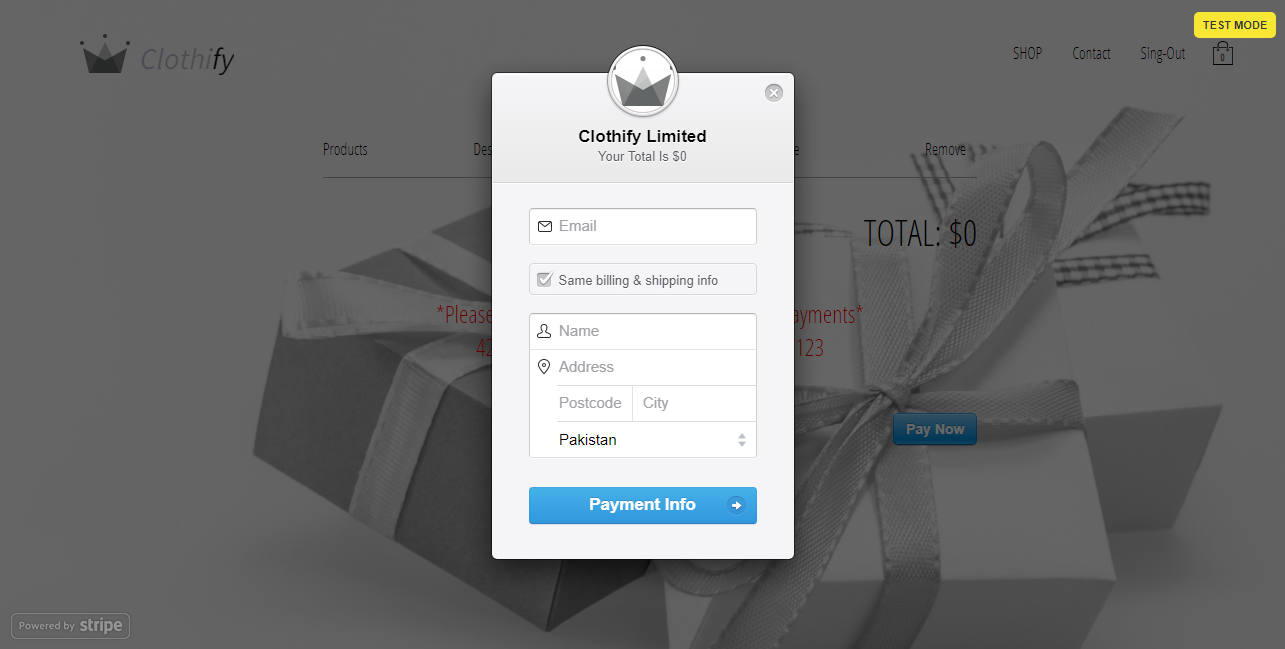 Clothify — E-Commerce Fashion Platform