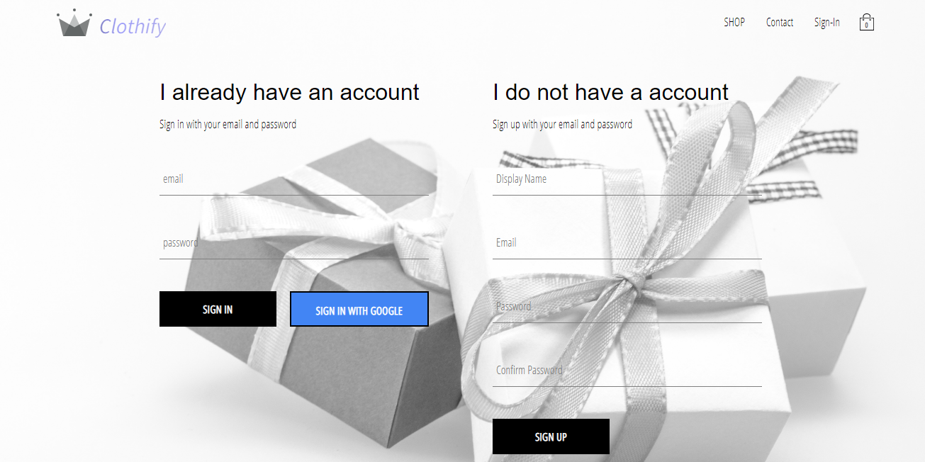 Clothify — E-Commerce Fashion Platform