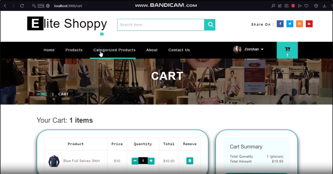 EliteShoppy — Modern E-Commerce Shopping Hub