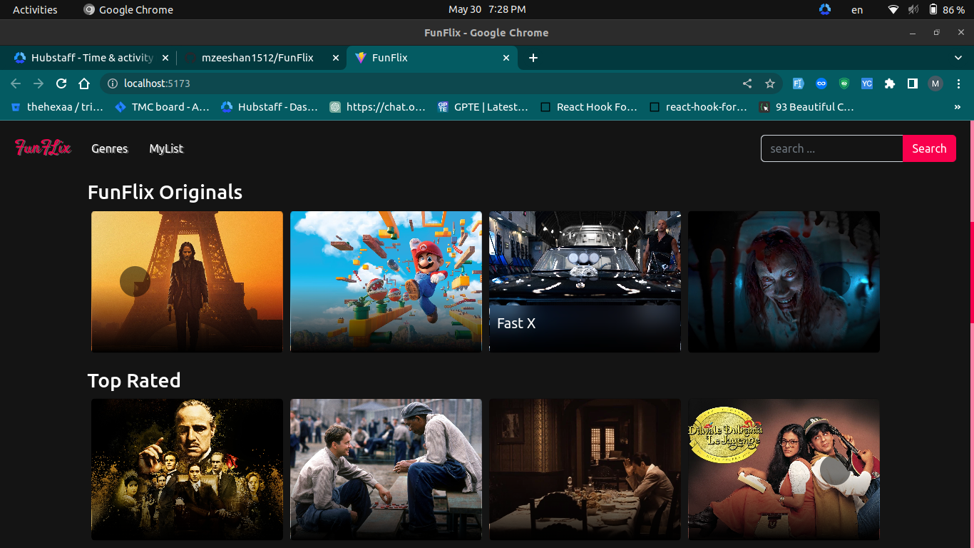 FunFlix — Movies & TV Shows Discovery Platform