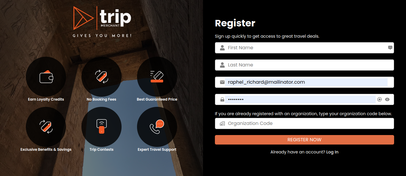 TripMerchant — Modern Travel & Membership Platform