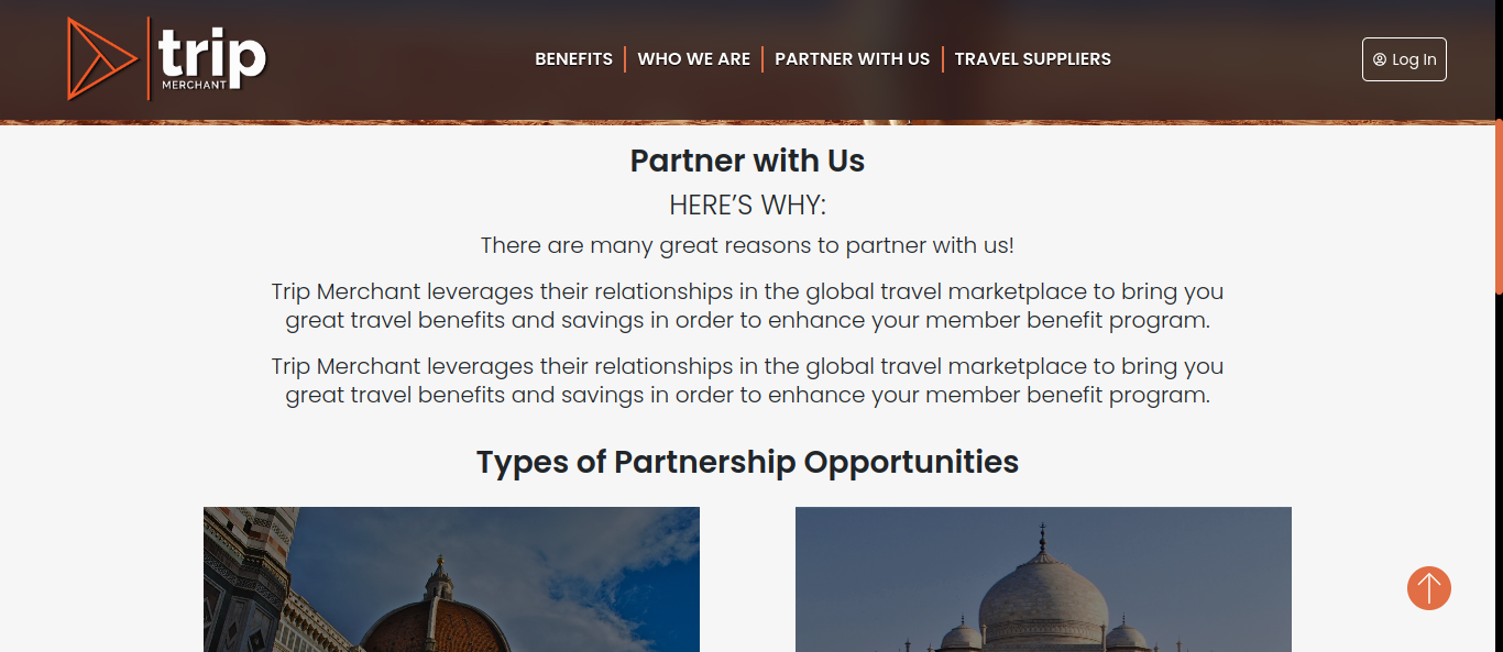 TripMerchant — Modern Travel & Membership Platform