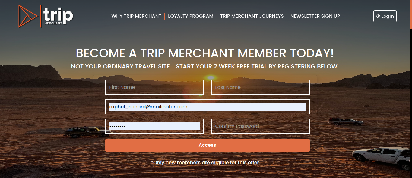 TripMerchant — Modern Travel & Membership Platform