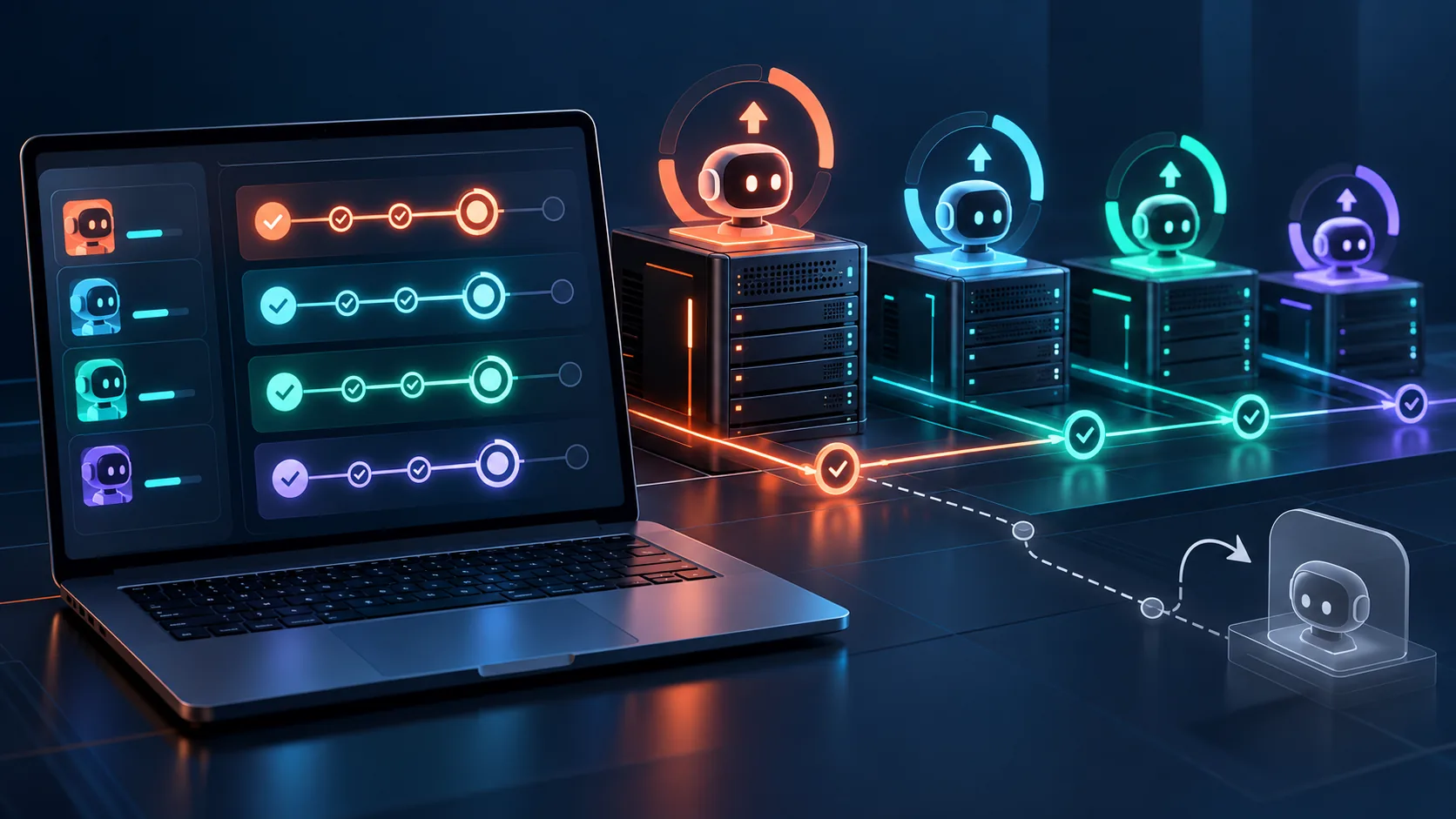 How to Update AI Agents Safely Across Several Machines