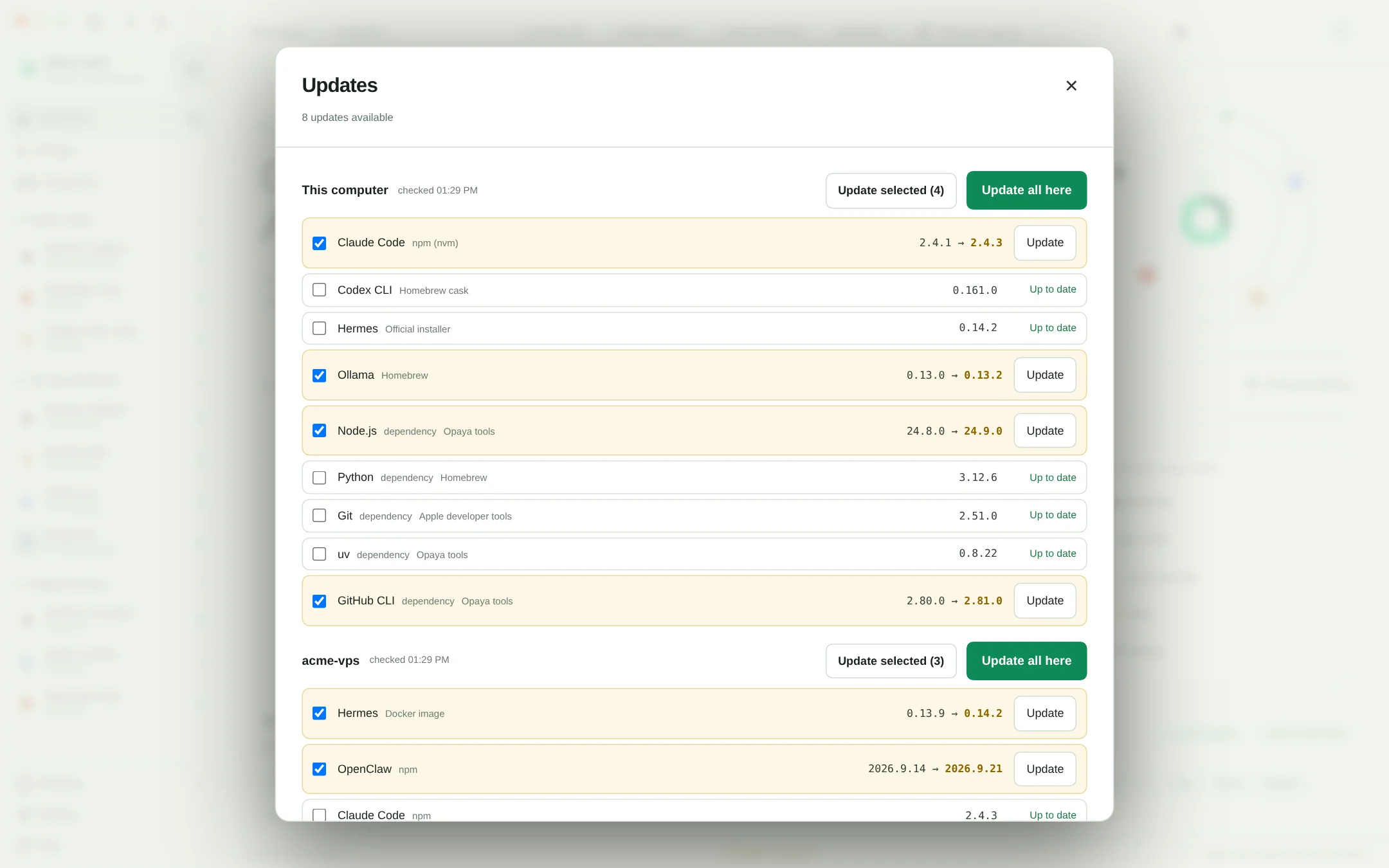 Visual guide: How to Update AI Agents Safely Across Several Machines