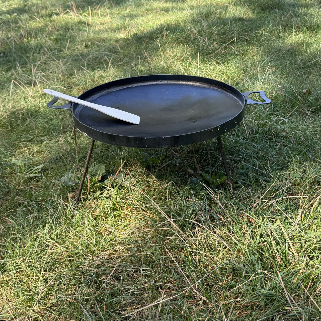 Сковорідка з диску 40см з кришкою нержавійкою та чохлом - зображення 5