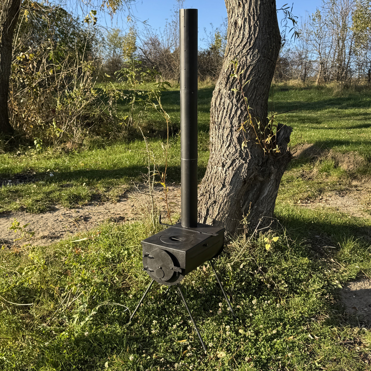 Буржуйка Трансформер зі сталі 2,2 мм, для опалення 30кв. метрів