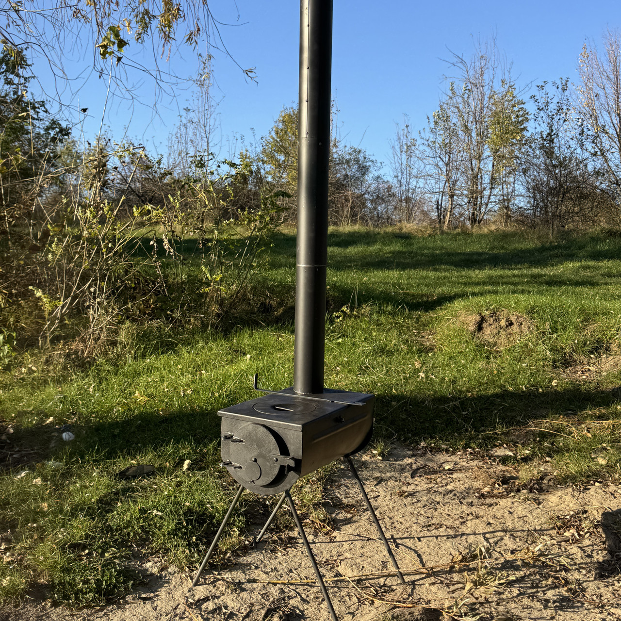 Буржуйка Трансформер зі сталі 2,2 мм, для опалення 30кв. метрів - зображення 2