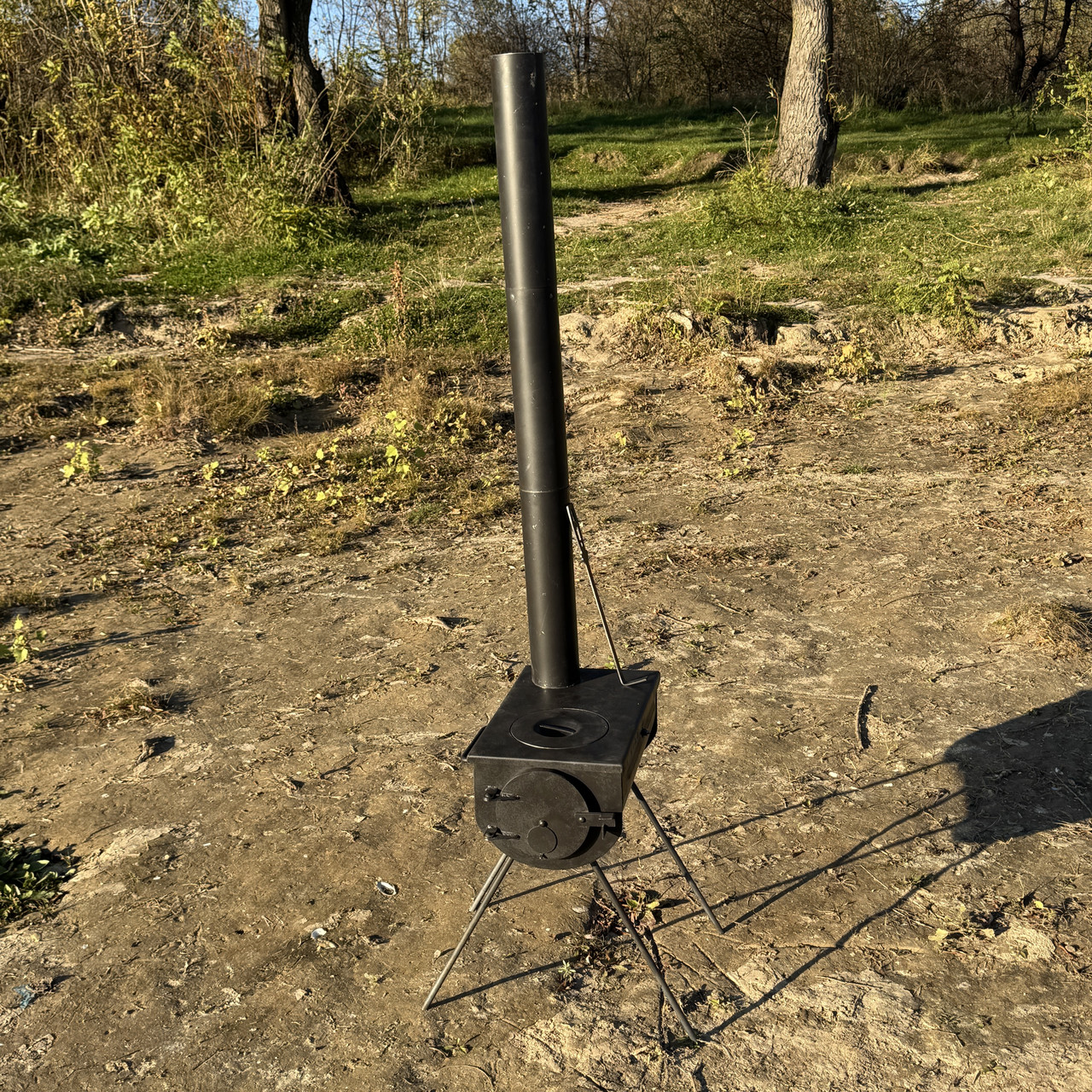 Буржуйка Трансформер зі сталі 2,2 мм, для опалення 30кв. метрів - зображення 5