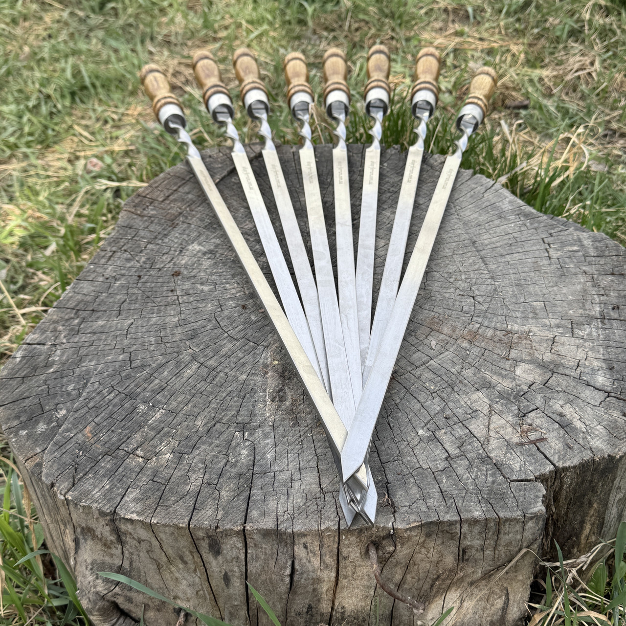 Шампура с деревянной ручкой 8шт - зображення 2