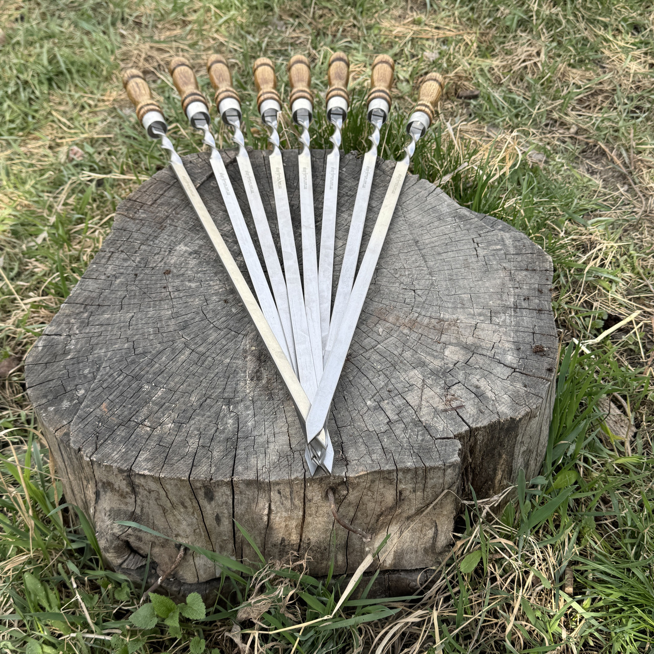 Шампура с деревянной ручкой 8шт - зображення 3