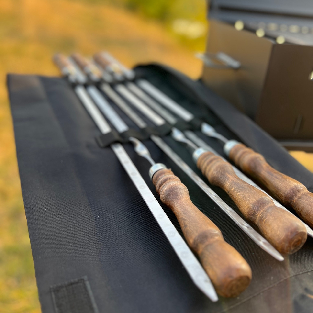 Набор шампуров 8шт в чехле - зображення 2