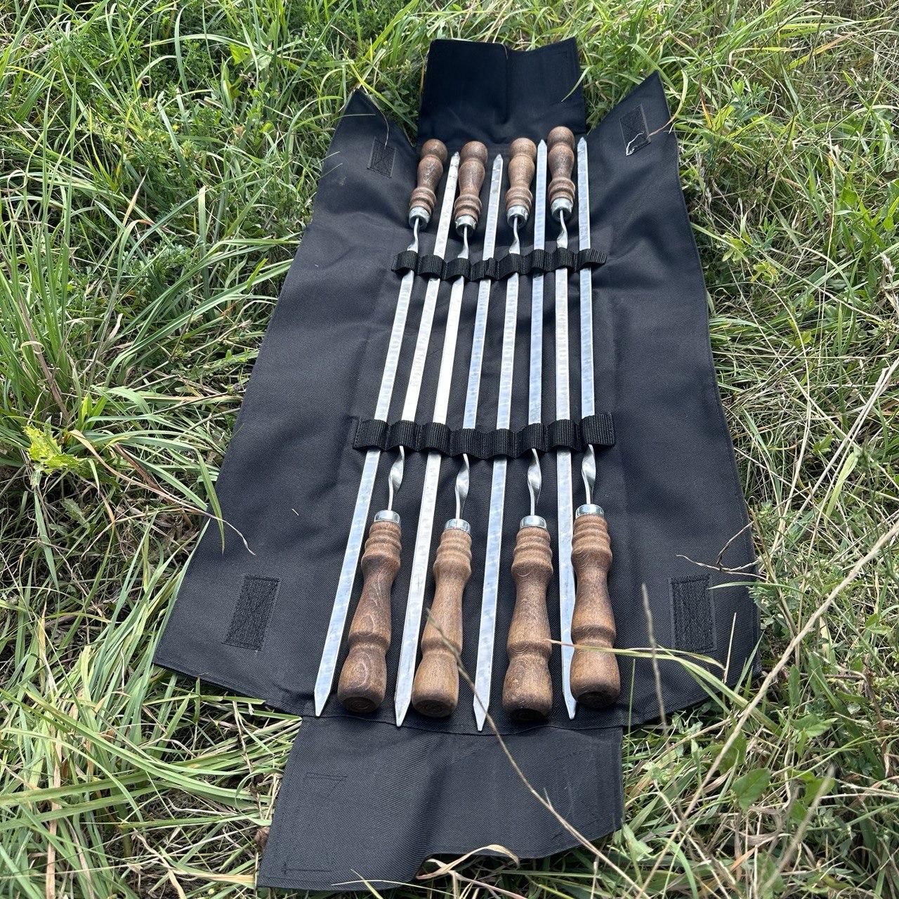 Набор шампуров 8шт в чехле - зображення 4