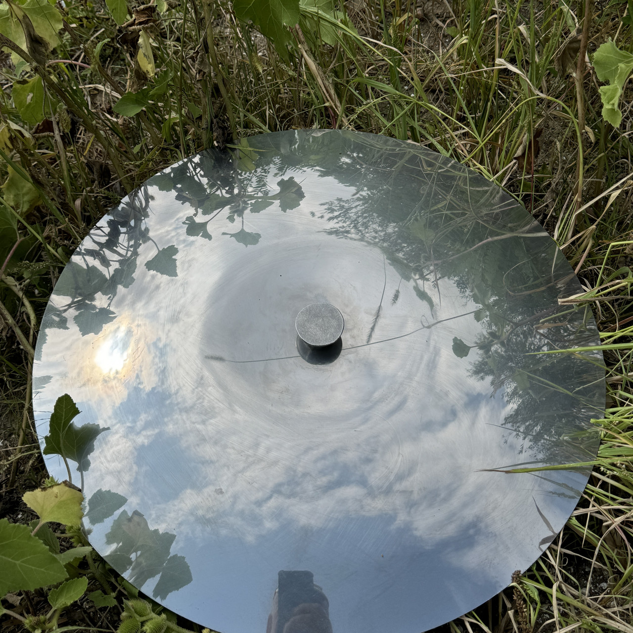 Сковорідка з нержавіючої сталі 50см з нержавіючою кришкою - зображення 5