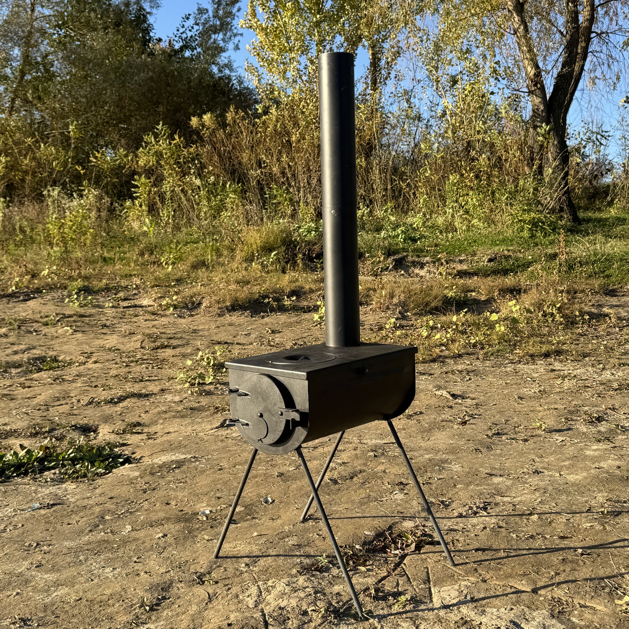 Буржуйка Трансформер зі сталі 2,2 мм, для опалення 30кв. метрів