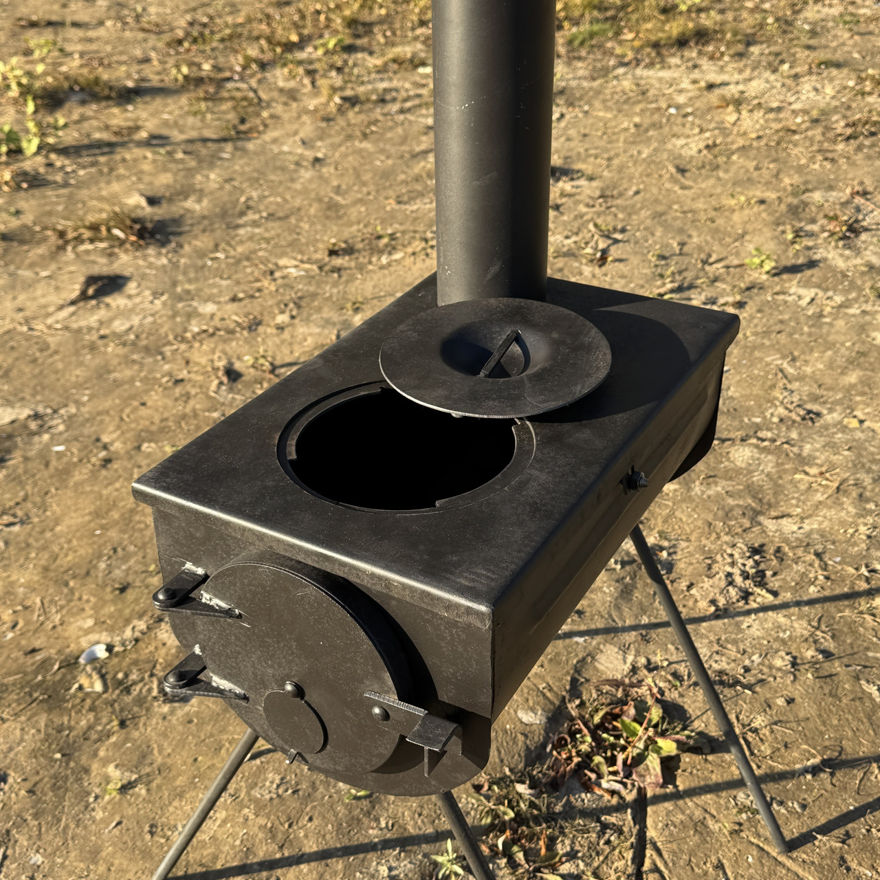 Буржуйка Трансформер зі сталі 2,2 мм, для опалення 30кв. метрів - зображення 2