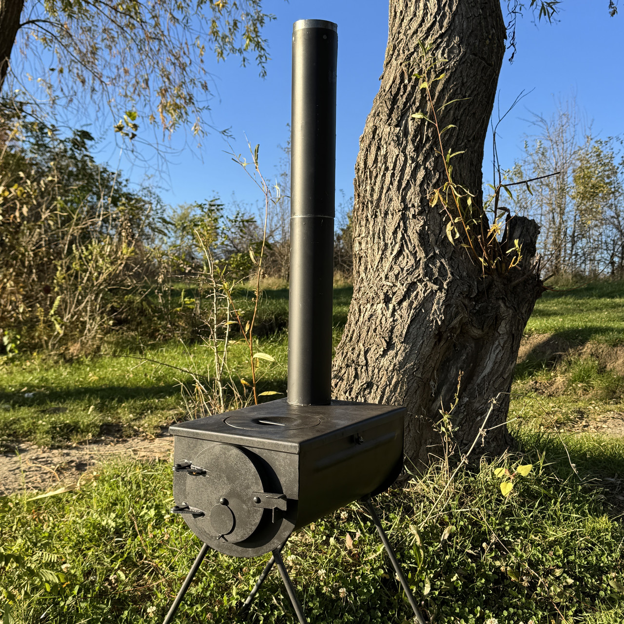 Буржуйка Трансформер зі сталі 2,2 мм, для опалення 30кв. метрів - зображення 3