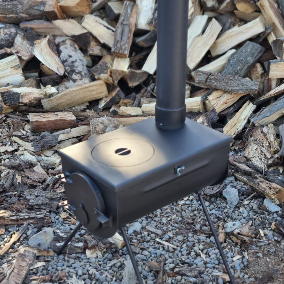 Буржуйка Трансформер зі сталі 2,2 мм, для опалення 30кв. метрів - зображення 4