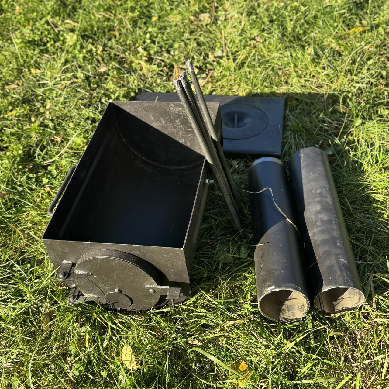 Буржуйка Трансформер зі сталі 2,2 мм, для опалення 30кв. метрів - зображення 5