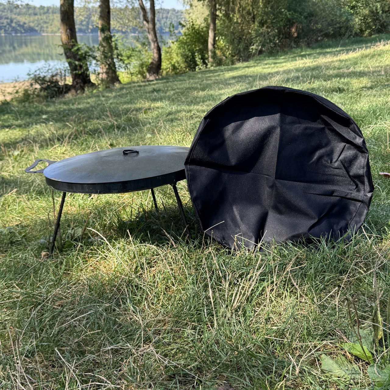 Сковорідка з диску 50см з кришкою та чохлом