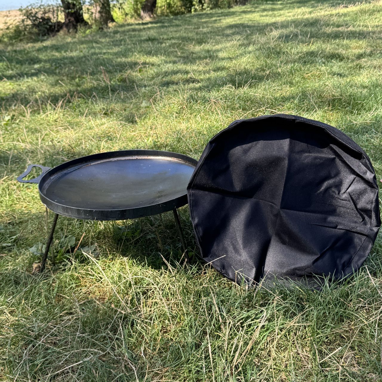 Сковорідка з диску 50см з кришкою та чохлом - зображення 4