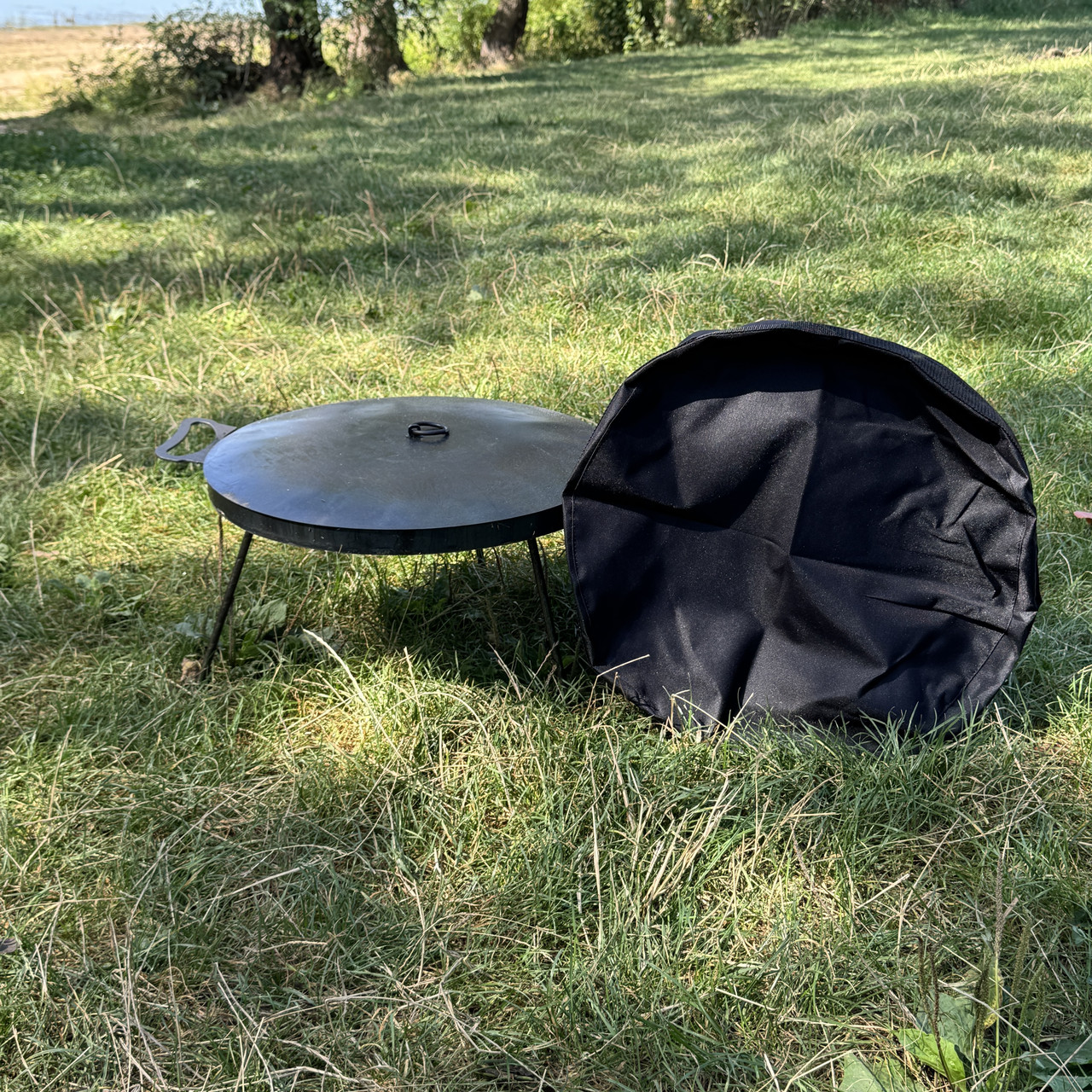 Сковорідка з диску 60см з кришкою та чохлом