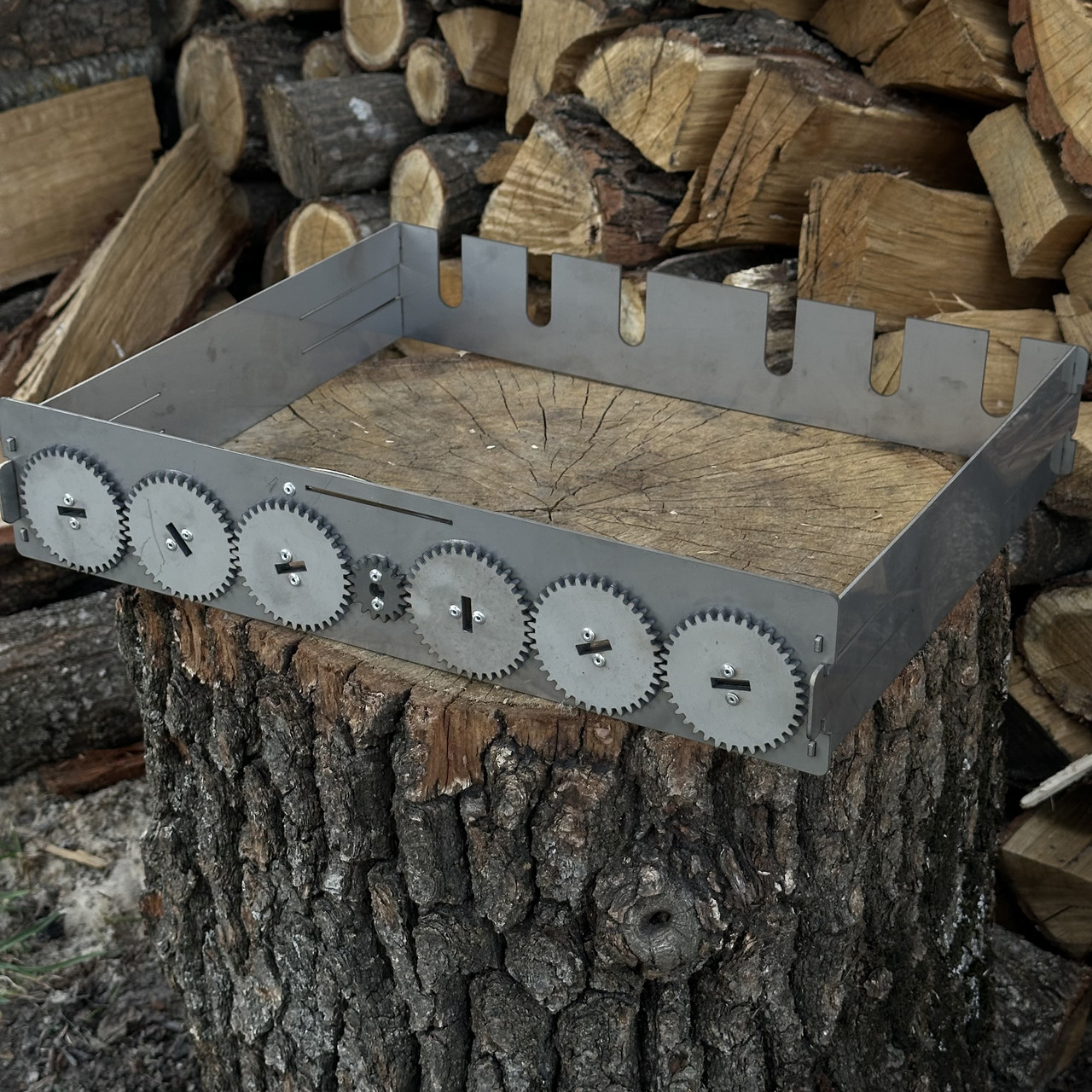 Автоматична шашличниця на 8 шампурів з нержавійки - зображення 2